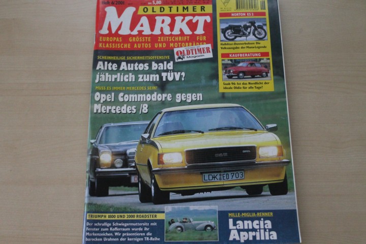 Deckblatt Oldtimer Markt (06/2001)